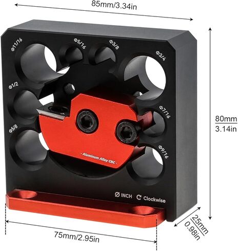 مجموعة أدوات رقص صانع الوتد، أداة ثقب كهربائية من الكربيد، صانع وتد عالي السرعة، لوحة وتد قطع وتد من سبائك الألومنيوم، قضيب دائري وأداة مساعدة لتصنيع العصي مع 8 فتحات لأعمال النجارة in Kuwait