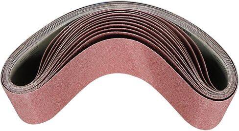 findmall 12 Pack 4 x 36 Inch Sanding Belts 60, 80, 120, 150, 240, 400 Grit Aluminum Oxide Sandpaper Fit for Metal Grinding in Saudi Arabia