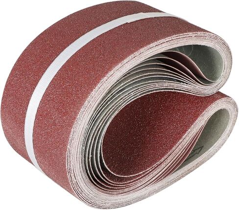 findmall 12 Pack 4 x 36 Inch Sanding Belts 60, 80, 120, 150, 240, 400 Grit Aluminum Oxide Sandpaper Fit for Metal Grinding in Saudi Arabia