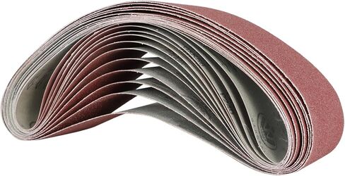 findmall 12 Pack 4 x 36 Inch Sanding Belts 60, 80, 120, 150, 240, 400 Grit Aluminum Oxide Sandpaper Fit for Metal Grinding in Saudi Arabia