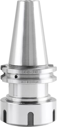 مجموعة Accusize Industrial Tools Cat40 Shank و15 قطعة Er40 Collet مع مفتاح ربط في صندوق قوي مُجهز، من 1/8 إلى 1 بوصة، Ct40-Er40 in Saudi Arabia
