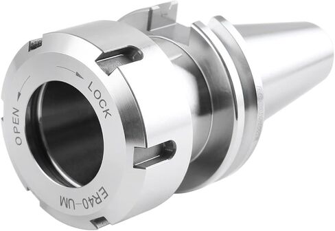 مجموعة Accusize Industrial Tools Cat40 Shank و15 قطعة Er40 Collet مع مفتاح ربط في صندوق قوي مُجهز، من 1/8 إلى 1 بوصة، Ct40-Er40 in Saudi Arabia