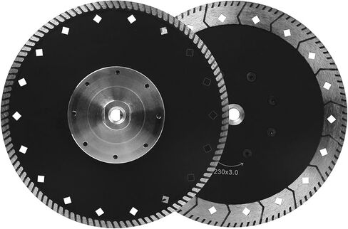 9Inch Double Sided Diamond Saw Blade 5/8"-11 Thread Dry or Wet - Grinding Cutting Two-in-One Porcelain Tiles Marble Concrete in Saudi Arabia