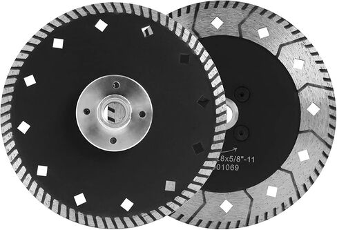 9Inch Double Sided Diamond Saw Blade 5/8"-11 Thread Dry or Wet - Grinding Cutting Two-in-One Porcelain Tiles Marble Concrete in Saudi Arabia