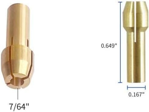 مجموعة أطواق نحاسية 4485، أطواق أدوات دوارة سريعة التغيير 480 481 482 483، متوافقة مع أطواق Dremel، 4.25×7/64 بوصة، 5 قطع in Kuwait