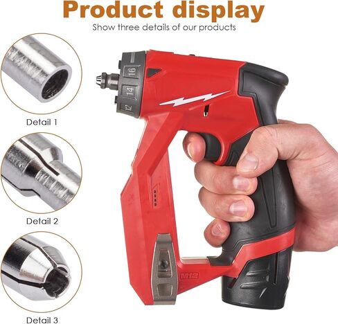 42-77-0400 1/8 بوصة. مجموعة أدوات دوارة، بديل متوافق مع مجموعة أدوات دوارة MILWAUKEE M12، أدوات دوارة الملحقات المطلوبة (عبوة واحدة) in Kuwait