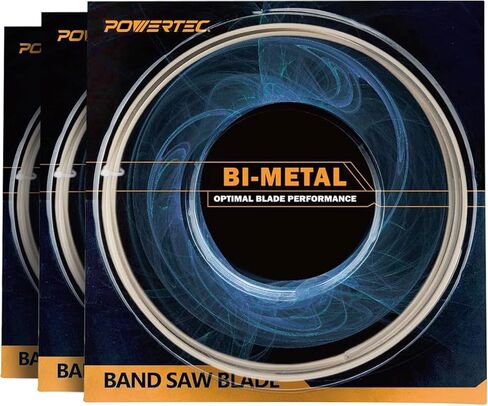 POWERTEC 44-7/8 Inch Bandsaw Blades, 1/2" x 18 TPI Band Saw Blades for DeWalt DW3983 Portable Band Saw, Replacement for DeWalt DW3983 DCS374B, Milwaukee 48-39-0521 Portable Band Saw Blades, 3 Pack in Saudi Arabia