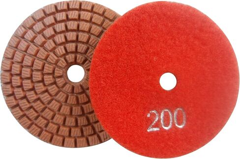 4 Inch Wet Diamond Polish Sanding Pads for Concrete Marble Travertine Terrazzo Engineer Stone Counter top 7 Pcs Set in Saudi Arabia