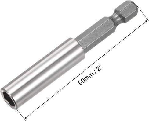 uxcell 1/4 Inch Hex Shank by 2 Inch Magnetic Bit Holder Extension, Quick Release Screwdriver Drill Power Tool in Saudi Arabia