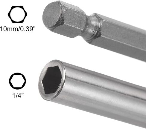 uxcell 1/4 Inch Hex Shank by 2 Inch Magnetic Bit Holder Extension, Quick Release Screwdriver Drill Power Tool in Saudi Arabia