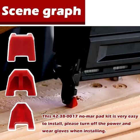 42-38-0017 Nose cushion no mar tip Compatible with Milwaukee 2746-20 nailer tip,No-Mar Pad Kit For M18 battery nailers/staplers bit-Set of 9 in Saudi Arabia