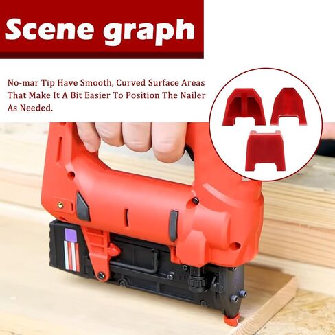 42-38-0017 Nose cushion no mar tip Compatible with Milwaukee 2746-20 nailer tip,No-Mar Pad Kit For M18 battery nailers/staplers bit-Set of 9 in Saudi Arabia