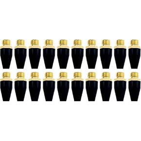 20 Pcs Black Rubber Air Tool Tip Air Nozzle Replacement Blow Guns Rubber Tip Air Compressor Blower Nozzle Air Tool Parts, 3.2x0.8cm