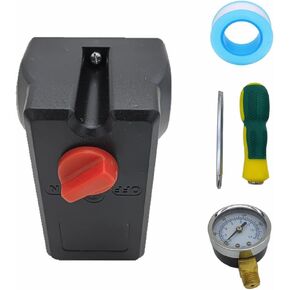 Air Compressor Pressure Switch Compatible with Campbell Hausfeld CW219300AV 120/240 Volt 120/155 PSI w/Tool Kits
