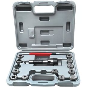 R8 Taper ER32 Collet Set, R8 ER32 Collet Holder Chuck Kit with 12 PCS Collets (0.0004'' Accuracy)