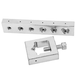 Safety Wire Nut Jig Holder Kit, Repair Tools Professional Carbon Steel Safety Lock Bolt Drill Jig Holder Kit for Adjustment