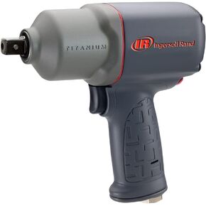 Ingersoll Rand 2135PTIMAX 1/2" Air Impact Wrench, 1100 ft-lb Torque, Titanium Hammercase, Pin Retainer, Pistol