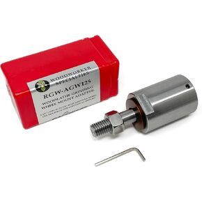 Adapter Mandrel for Mounting CBN Wheel to Wood Lathe (1-1/4" x 8 TPI)