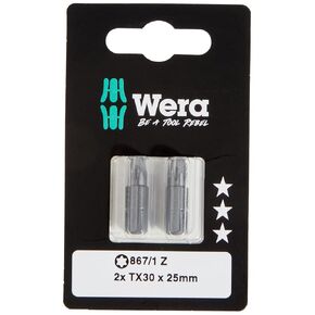 Wera 05073316001 867/1 SB TORX® bits, TX 30 x 25 mm, 2 pieces