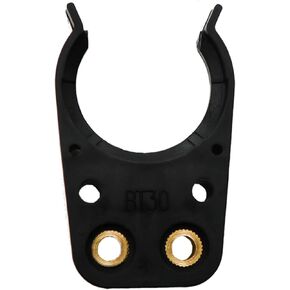 ISO30 Tool Holder Clamp, Engraving Machine Machining Center CNC Automatic Changer Clip, Iron ABS Flame Proof Rubber Claw, Holder Clamp ISO30 Cradle Fork Claw for CNC Machining Center, Black