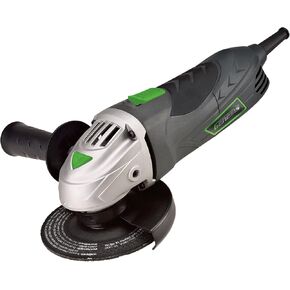 Genesis GAG645 6 Amp 4 1/2" Angle Grinder with Soft Grip Barrel, 2-Position Assist Handle, Lock-On Switch, Grinding Wheel, and Auxiliary Handle