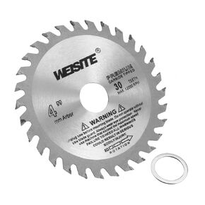 uxcell 4-Inch 30 Teeth 12000RPM Premium Tungsten Carbide Tipped (TCT) Circular Saw Blade w 5/8-inch Arbor