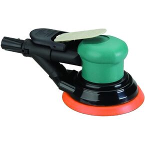 Dynabrade (59023) Dynorbital-Spirit 5" (127 mm) Diameter Random Orbital Sander, Self-Generated Vacuum | Proportionate 3/16" (5 mm) Diameter Orbit | 12000 RPM Pneumatic Motor
