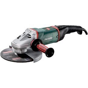 Metabo 9-Inch Angle Grinder, 6,600 RPM, 15 Amp with Lock-on Slide Switch, Metabo VibraTech, Made in Germany, W 26-230 MVT, 606474420, Green