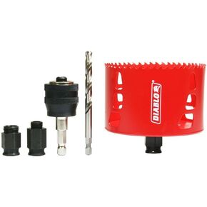 Diablo 4 in. Bi-Metal Hole Saw with SnapLock Plus Mandrel System