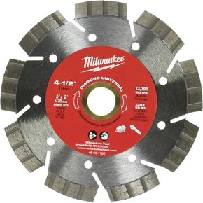 Milwaukee 49-93-7105 4 1/2" Diamond Universal Segmented-Turbo