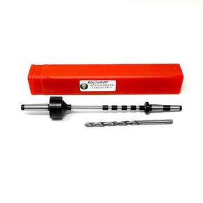 MT1 (Number 1 Morse Taper) Pen Mandrel with Mandrel saver tailstock assembly & 7mm drill bit (most common for pens) & handy storage tube