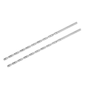 uxcell HSS(High Speed Steel) Extra Long Twist Drill Bits, 5.5mm Drill Diameter 250mm Length 2 Pcs