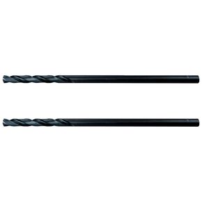 MAXTOOL No. 1x12" 2pcs Aircraft Extension Drills Dia 0.228" HSS M2 Extra Long Deep Twist Drill Bits Wire Gauge Numbered Straight Shank; ACN02B12R01P2