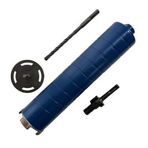 2" Diamond Dry Core Bit for Brick and Block with SDS Plus Pilot Bit Adapter, 9.5" Drilling Depth