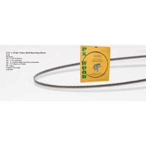 PS Wood Timber Wolf 80 x 3/16 x 10 tpi Band Saw Blade
