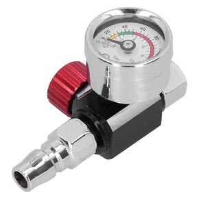 Paint Spray Guns Air Regulator, G14in Thread Spray Paint Air Pressure Regulator Pressure Regulating Adjusting Valve Gauge