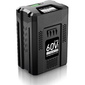 60V 5.0Ah Replacement for Greenworks 60V Battery LB60A03 LB60A02 LB60A00 Cordless Tools Battery-High Capacity Upgraded for 4X Longer Runtime for Greenworks 60V Battery