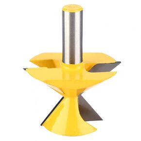 Jeanoko 52/38 Router Bit Woodworking Router Bit 1/2" Shank 52 Degree X 38 Degree Crown Molding Miter Router Bit Woodworking Cutting Tool