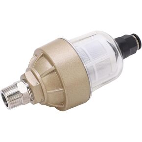 G1/2in Translucent Water Drain Valve Automatic Coolant Drainer Compressed Air Filter Floating Ball Type Air Compressor Valve 0.2-1.0MPa