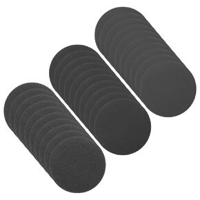 Hook & Loop Sanding Disc, 2" Dia 400/800/1200 Assorted Grit, No Hole Wet Dry Orbital Sandpaper Silicon Carbide - (Applications: for Wood or Metal Polishing), 30-Pieces