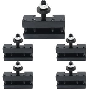 250-201 Quick Change Turning & Facing Lathe Tool Post Holder for BXA Tool Posts 250-200 or 250-222 (5 PCS)