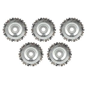 5Pcs Wood Cutting Angle Grinder Blade, Electric Angle Grinder Cutting Disc Metal Chain Saw Disc Cutting Wheel, Wood Carving Cutting Circular Saw, for Carving, Cutting, Shaping