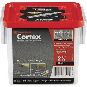 FastenMaster Collated Cortex for Trex Decking - 100 Linear Feet - Gravel Path
