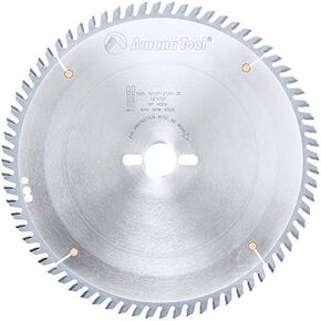 Amana Tool - DT12720-30 Carbide Tipped Sliding Table Saw 12" Dia x 72T ATB, 10 Deg, 30