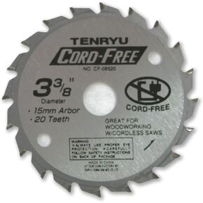 Tenryu CF-08520 3-3/8 x 20T x 15mm Blade