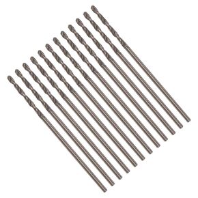 Cobalt Twist Drill Bits, 2.6mm Cutting Diameter 0.1" Shank, M35 High-Speed Steel Jobber Drill Bit Set (Applications: for Metal Wood Plastic), 12-Pieces