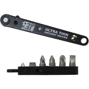 SK11 Ultra Thin Straight Ratchet Driver with 7 Bits SRD-210