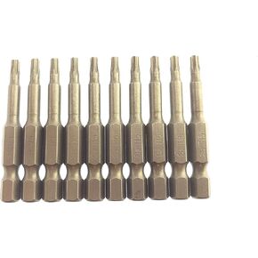 Silverhill Tools ABS10TS15PB TORX TS15 Security Screwdriver Drill Power Bit 10 Pack