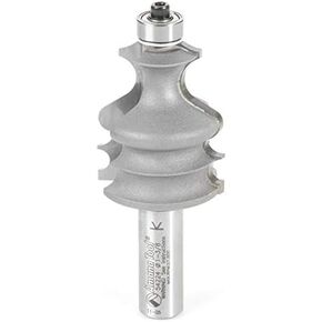 Amana Tool - (54224) Carbide Tipped Classical Architectural Molding 1/8 x 5/32 Radius x 1-3/8 Dia x 1-5/8 x 1/2" Shank