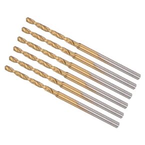 Mini Drill Bit, 1.8mm Drill Diameter 2.35mm Shank Diameter, Titanium Coated Micro Engraving Drill Bit - (Applications: for Plastic and Woodwork), 6-Pieces
